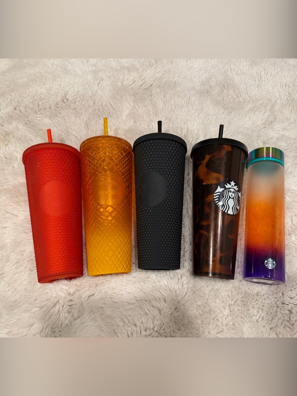 Starbucks Ombre Insulated Tumbler - Orange to Purple